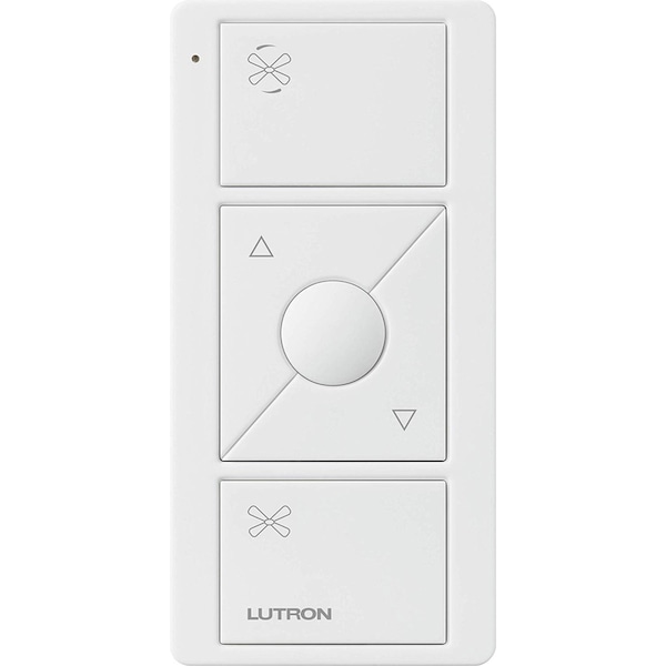 Lutron Lutron Pico Remote Smart-Enabled Fan Control White 1 pk PJ2-3BRL-WHF01R - main
